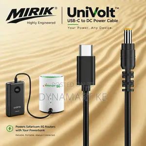MIRIK UniVolt USB-C to DC Cable for Safaricom 5G Router