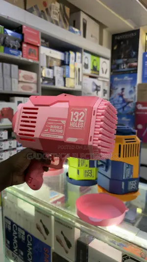 Rechargeable Bubble Gun - 132 Holes