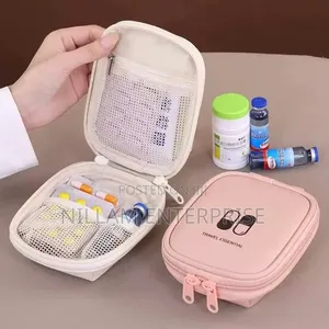 Portable Travel Medicine & First Aid Bag