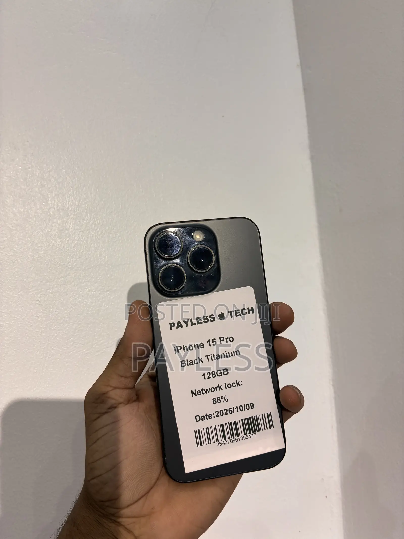 Apple iPhone 15 Pro 128 GB Black