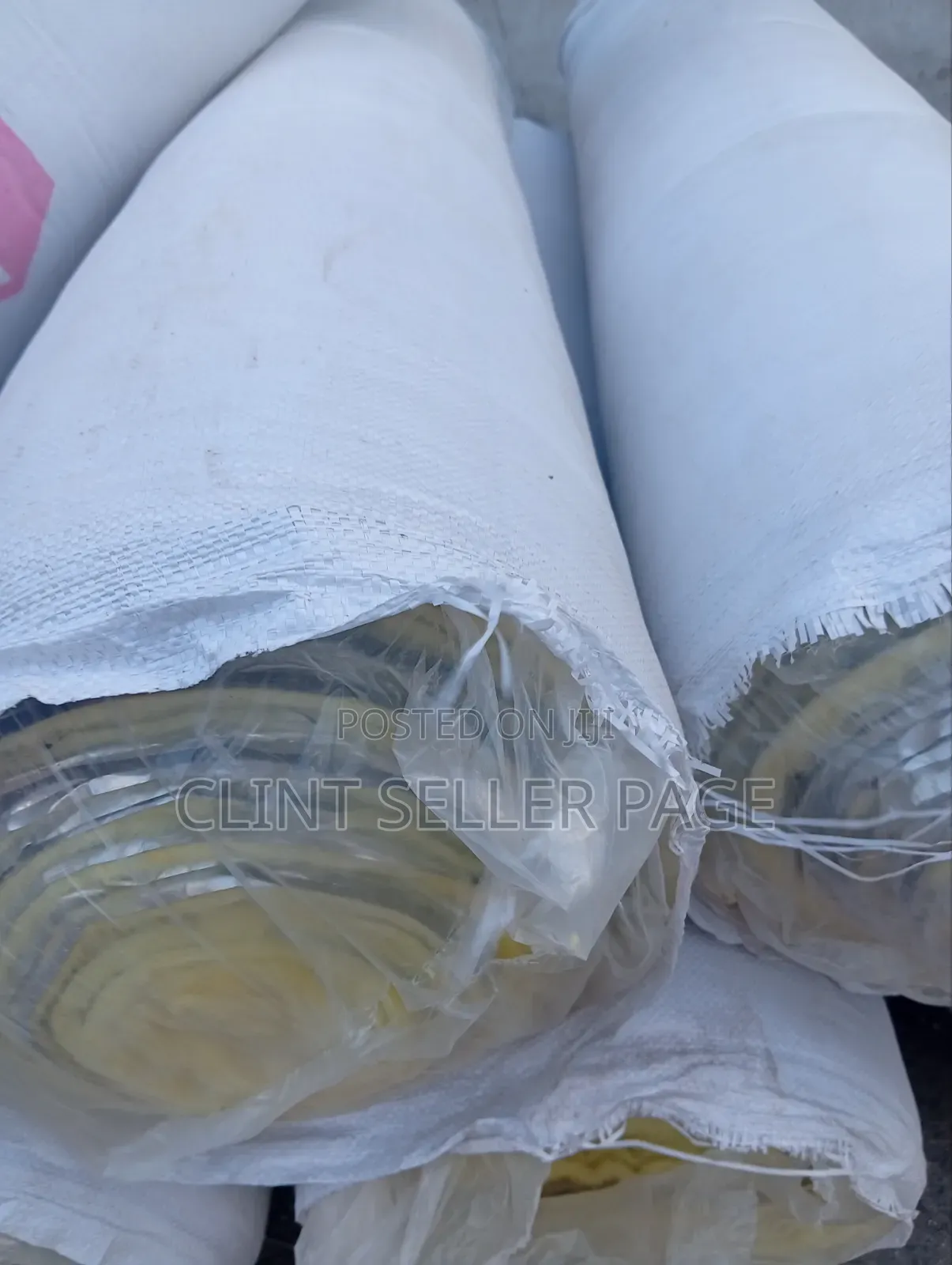 Yellow Insulation Wool