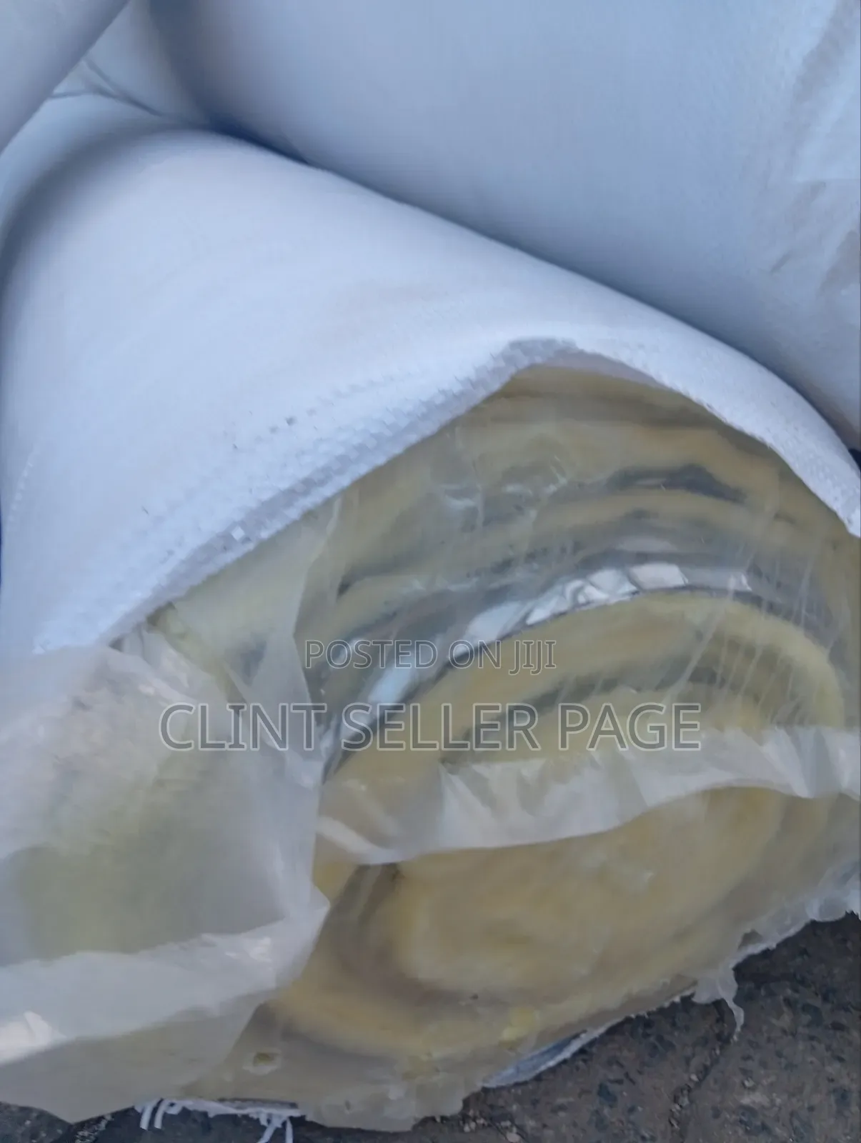 Yellow Insulation Wool