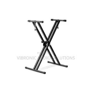 Classic Iano/Keyboard Stand With Locking Stands Double X Shape