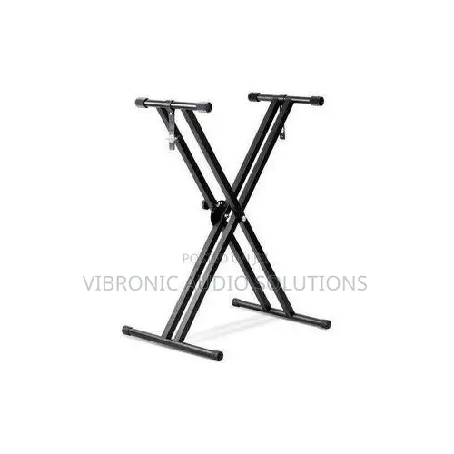 Classic Iano/Keyboard Stand With Locking Stands Double X Shape