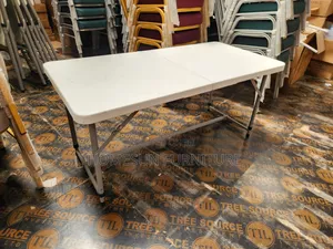 1.2m Folding Table – White Rectangular Portable Event Table