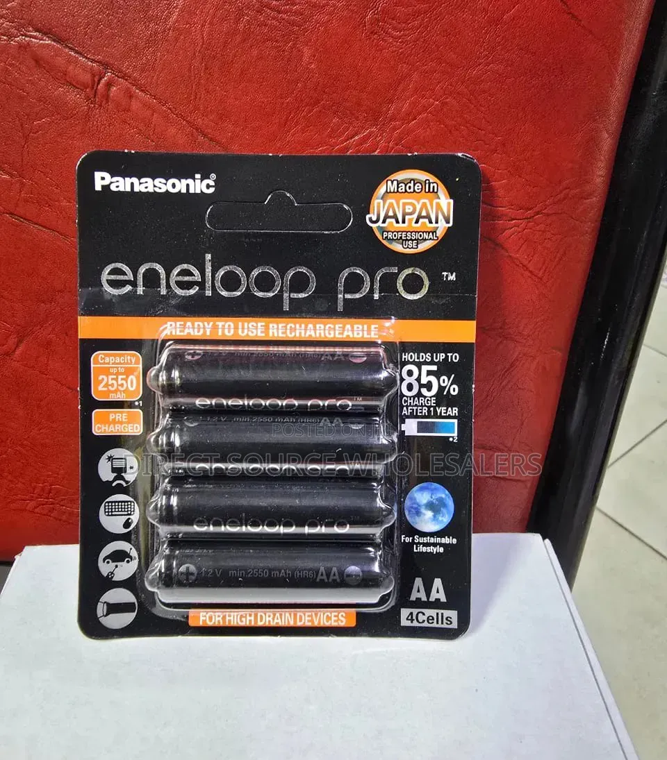 High Performance Eneloop Pro Batteries for Compatible Devices