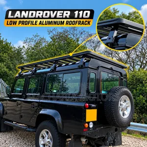 Land Rover Defender 110 Black Low-Profile Roof Rack