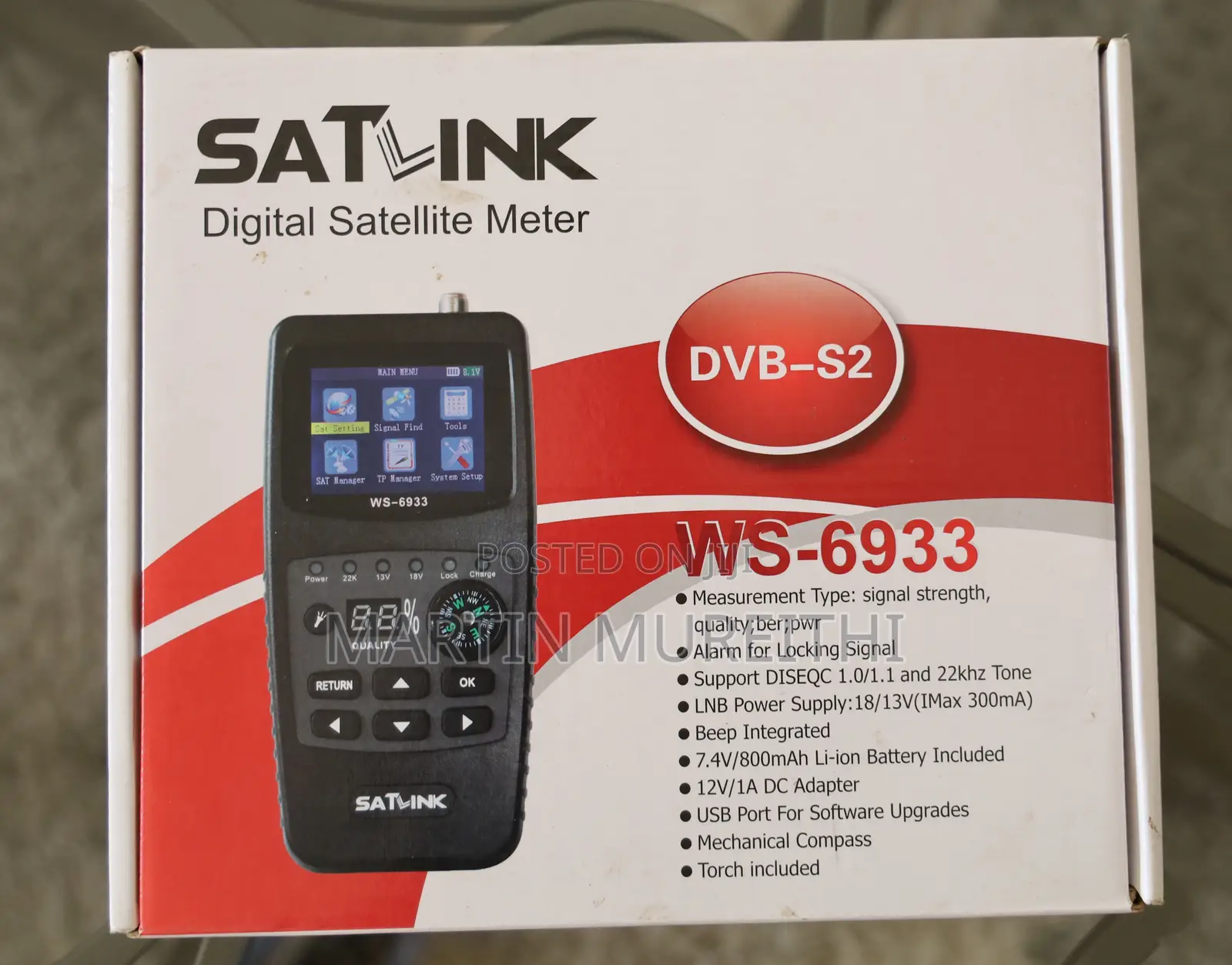 Satlink Digital Satellite Meter Finder