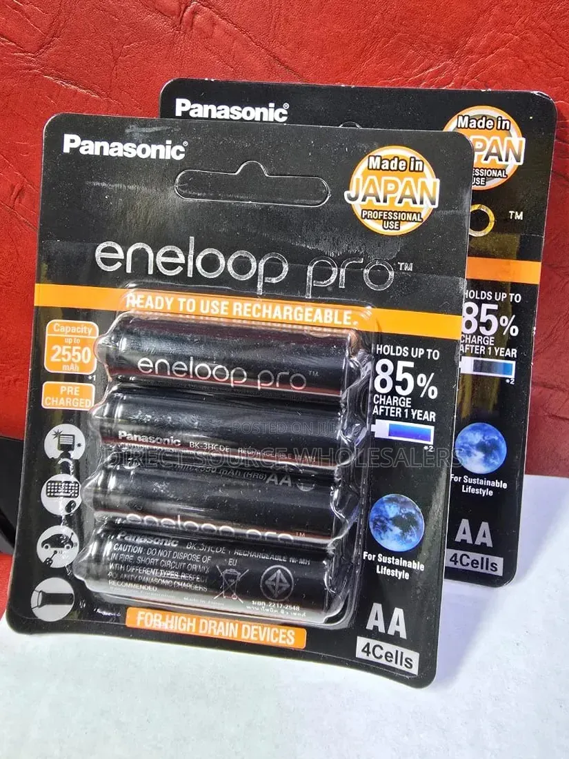 Panasonic High Capacity AA Ni-Mh Rechargeable Battery Pack