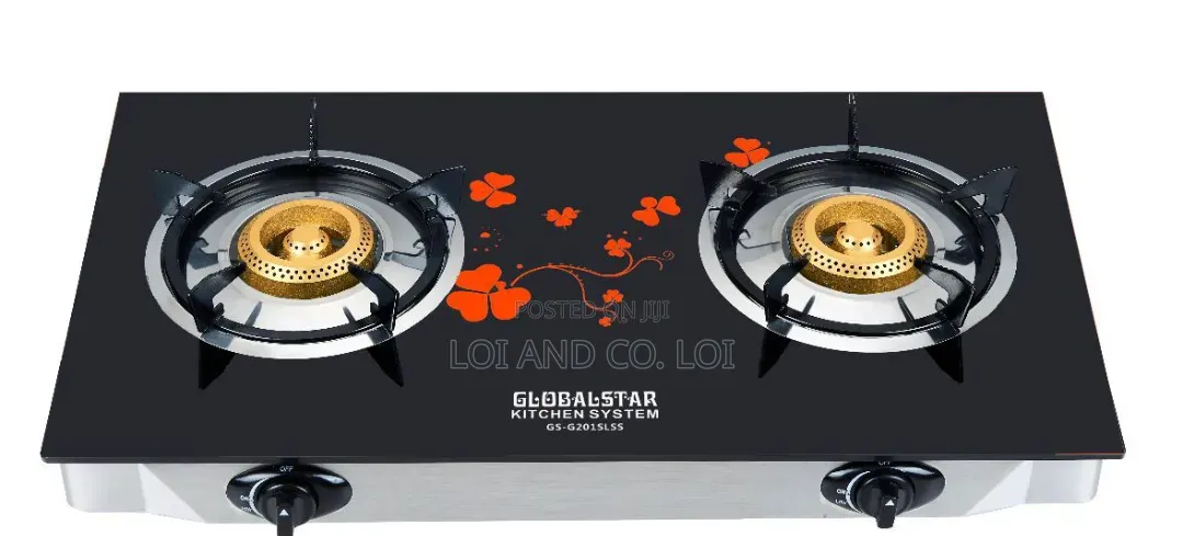 Globalstar 2 Burner Glass Table Top Cooker