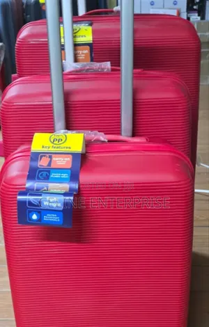 Luxury Rubber Suitcase Set – 3 Sizes for Every Travel Need