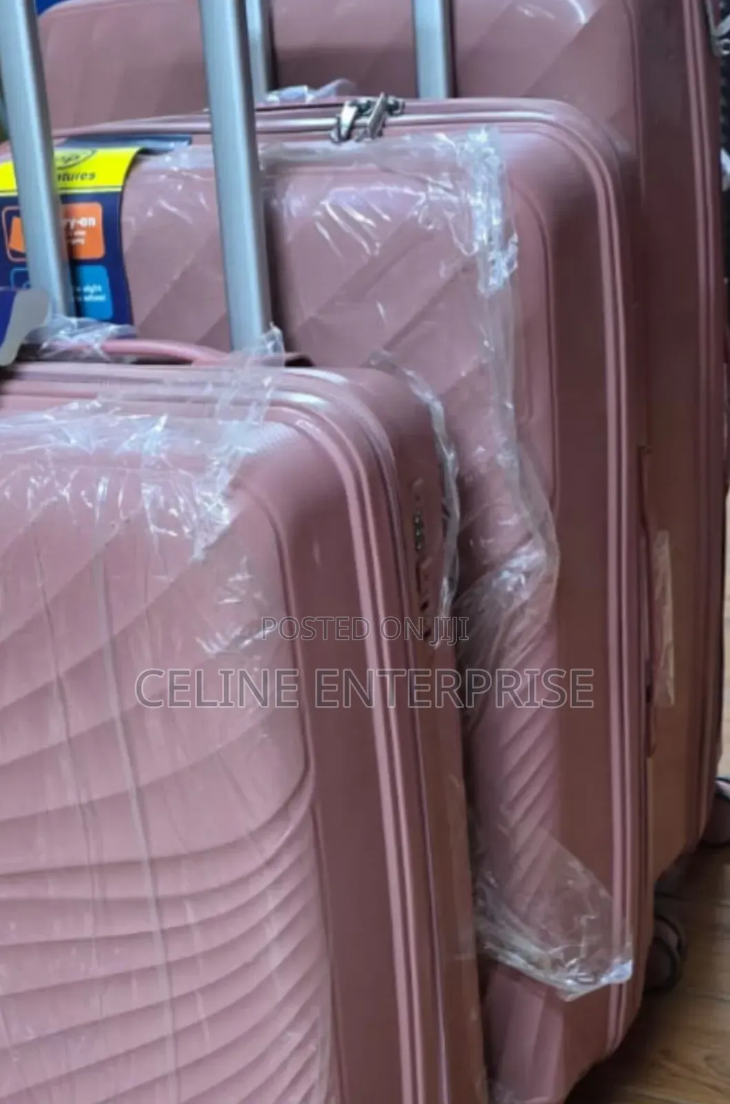 Premium 3-in-1 Rubber Suitcase Set