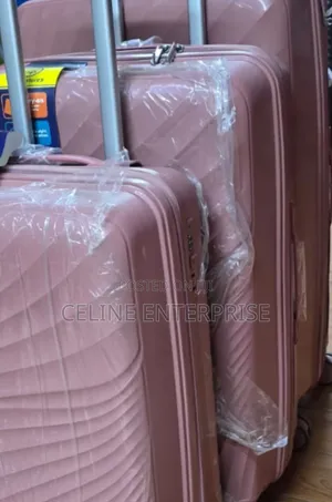 Premium 3-in-1 Rubber Suitcase Set