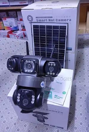 V380 4g Connectivity PTZ Rotation Triple Lens CCTV Outdoor Camera