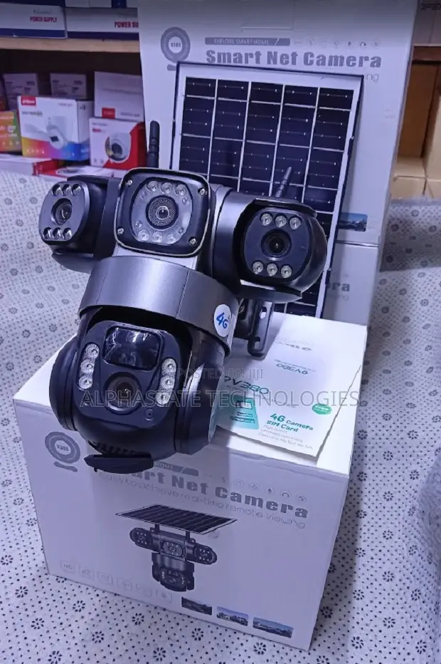 VTS 28 WiFi Solar Power Charging With 3 Lens Screen View
