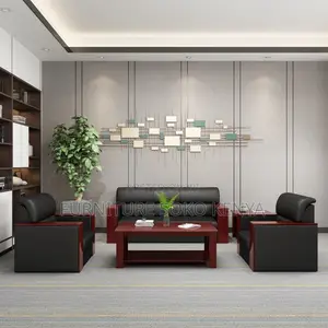 Leatherette Executive Sofa | Five Seaters Modern Sofa Set