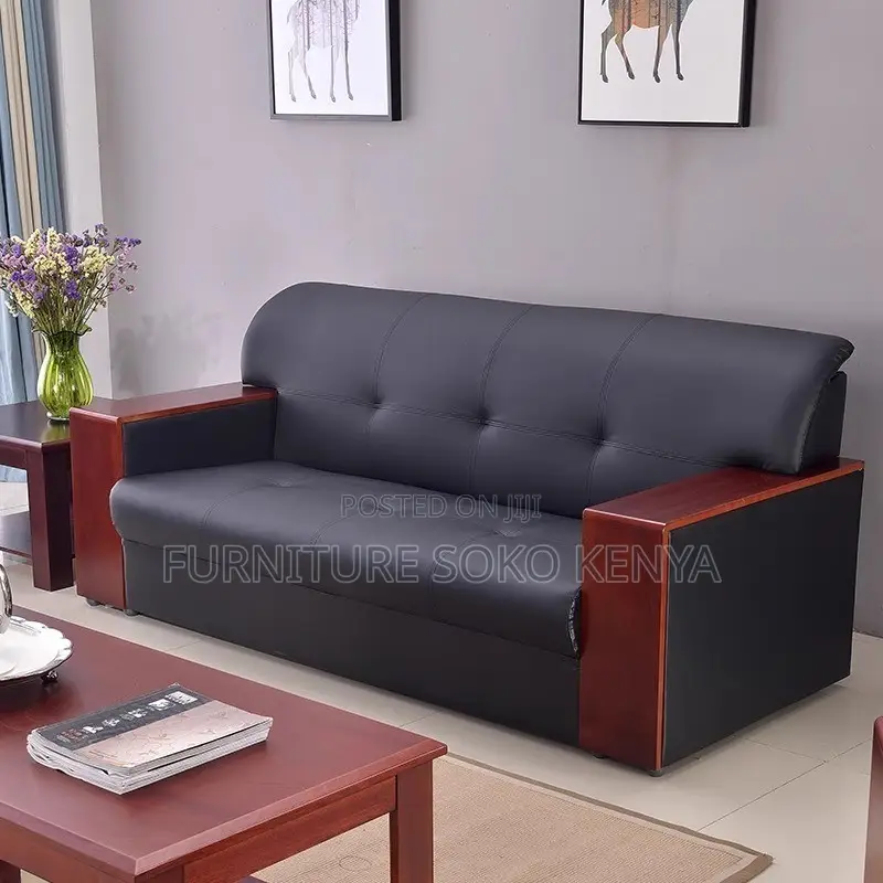 Leatherette Executive Sofa | Five Seaters Modern Sofa Set