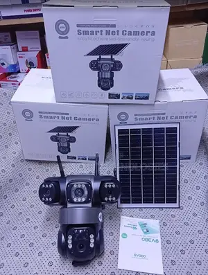 4G LTE Triple Lens Surveillance Technology Solar Powered