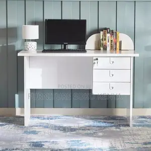 White 1200mm Home Office Desk | Clerical Study Table