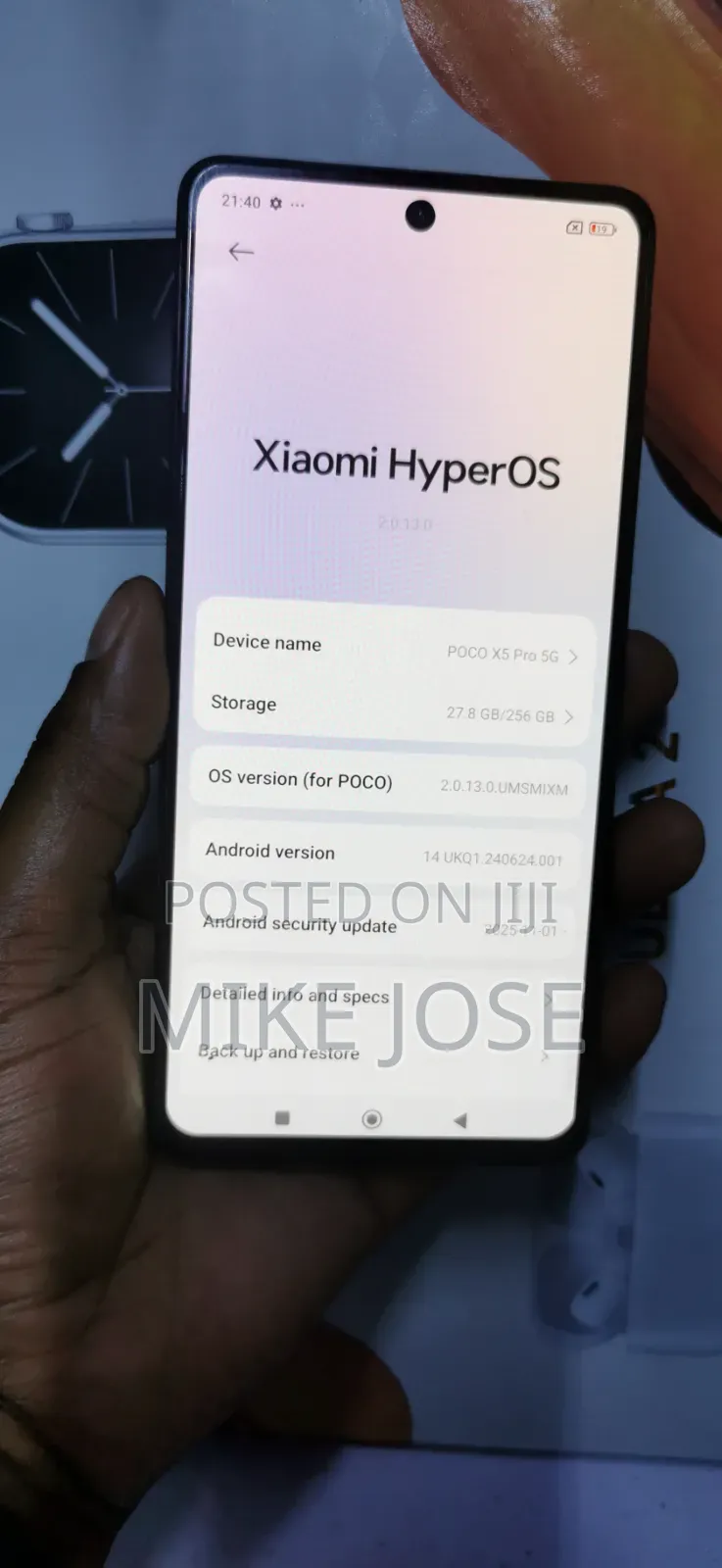 Xiaomi Poco X5 Pro 256 GB Black
