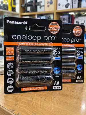 Double AA Rechargeable Batteries 2550mAh Heavy Duty Long Lasting