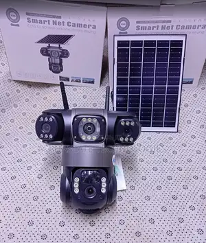 VTS28 4G LTE Solar Security Camera 3-in 1-Lens CCTV Camera