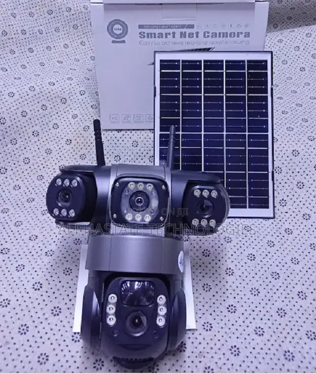 VTS- 28 Outdoor CCTV Tripple Lens 4G Simcard Remote Antitheft Camera