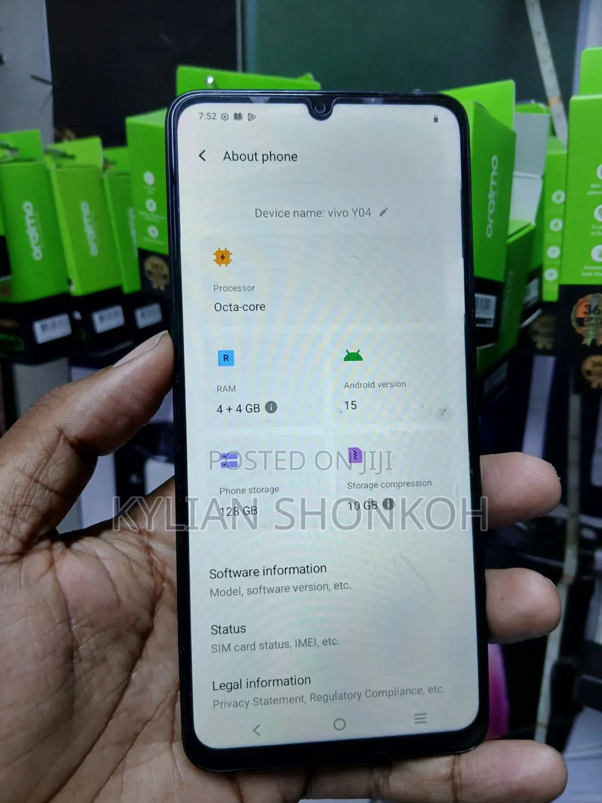 Vivo Y04 128 GB Green