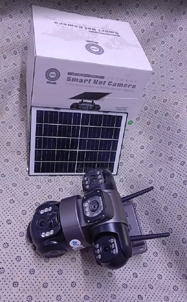 Three Screen View Wifi Enabled Solar Camera With Humanmotion Detection
