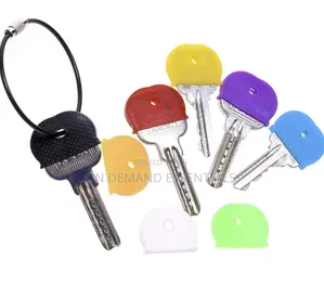 Key Identification Key Cap Covers Silicone Material. Fits All Sizes
