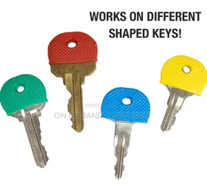 Key Identification Key Cap Covers Silicone Material. Fits All Sizes