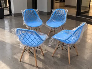 Modern Blue Eames Chair – Plastic Dining and Balcony Chair