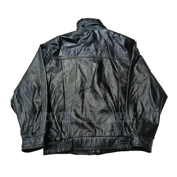 Leather Bomber Jacket for Men - thumbnail 5