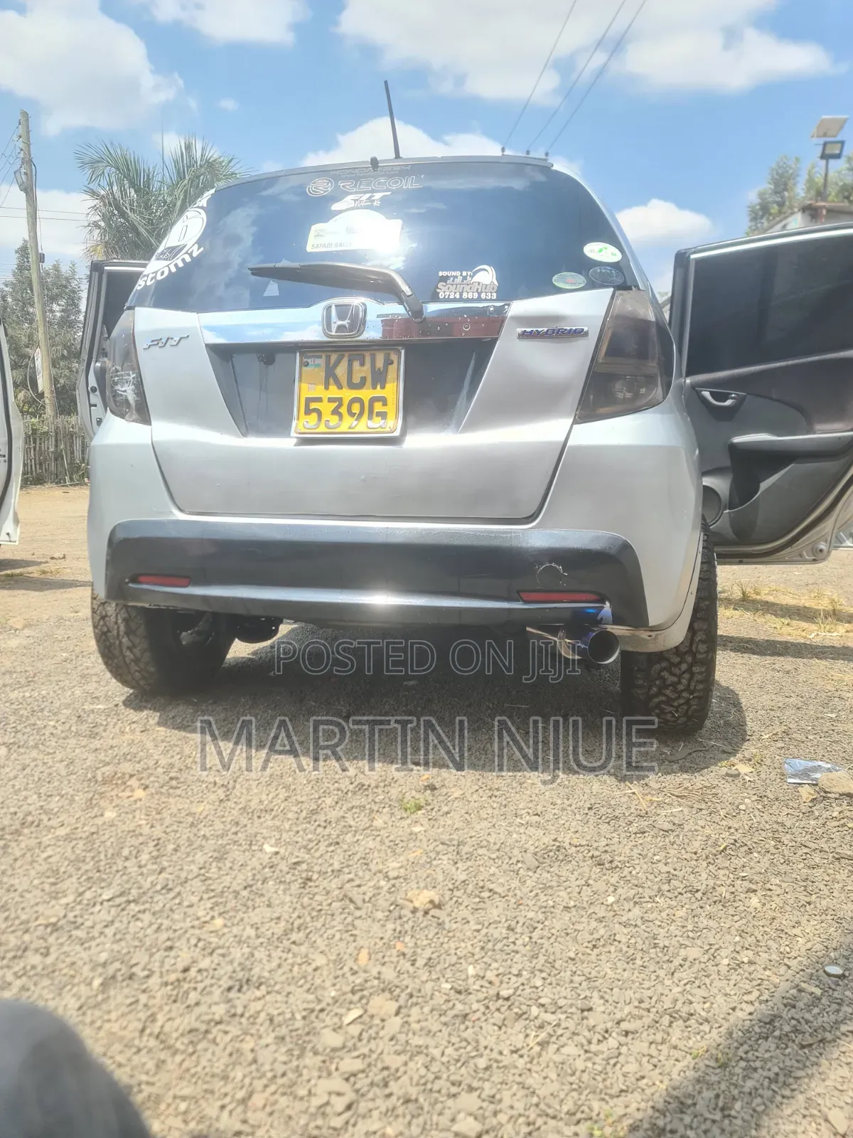 Honda Fit Automatic 2012 Silver