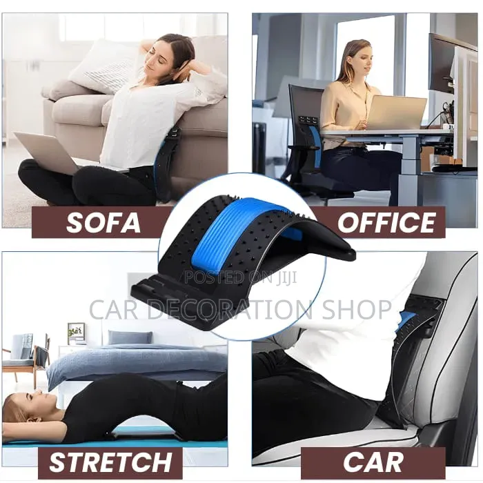 Multi_lever Adjustable Back Stretcher Massager4traction,stretch Spine
