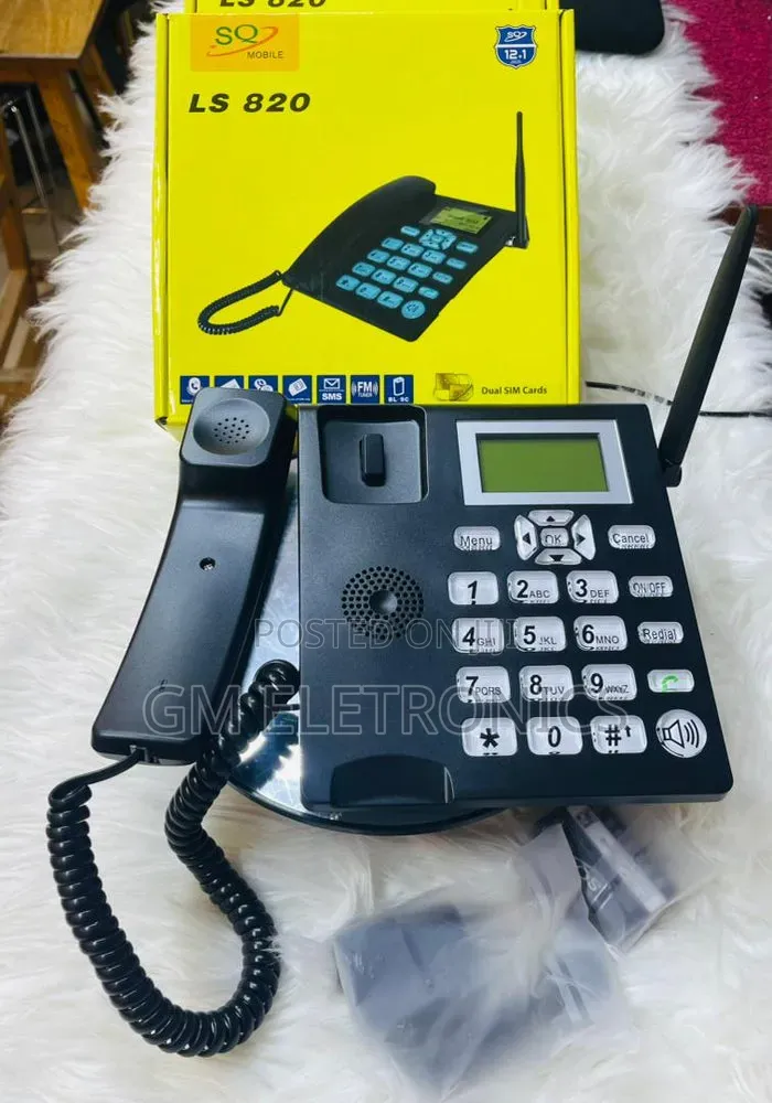 SQ Mobile LS820 Desktop Phone for Home & Office Use.