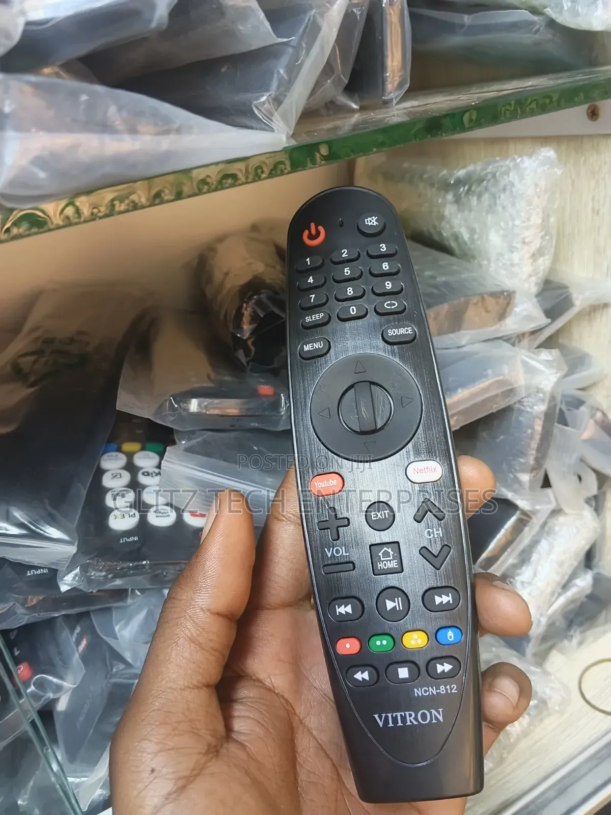 Original Vitron Smart TV Remote Control (YouTube & Netflix)
