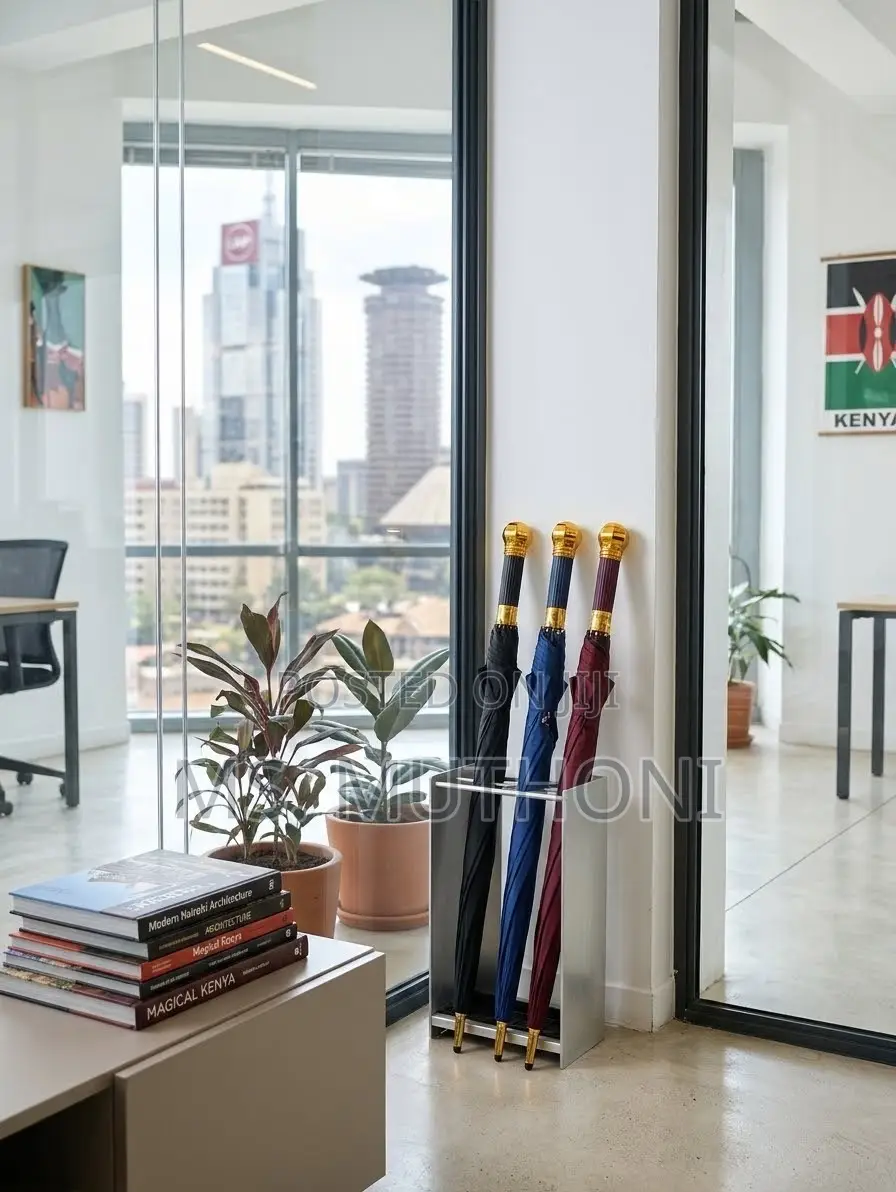 Compact or Long-Handle Umbrella With a Storage Sleeve