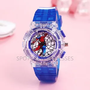 For Your 'Littu' Boys. Spiderman Watch for Kids. Colour Blue and Red.