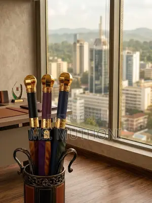 Business-Style Long-Handle/Golf Umbrellas With UV Coating