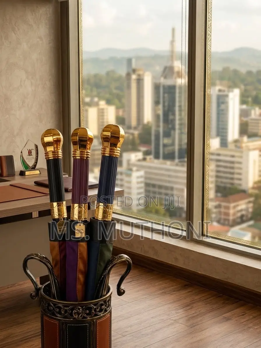 Business-Style Long-Handle/Golf Umbrellas With UV Coating