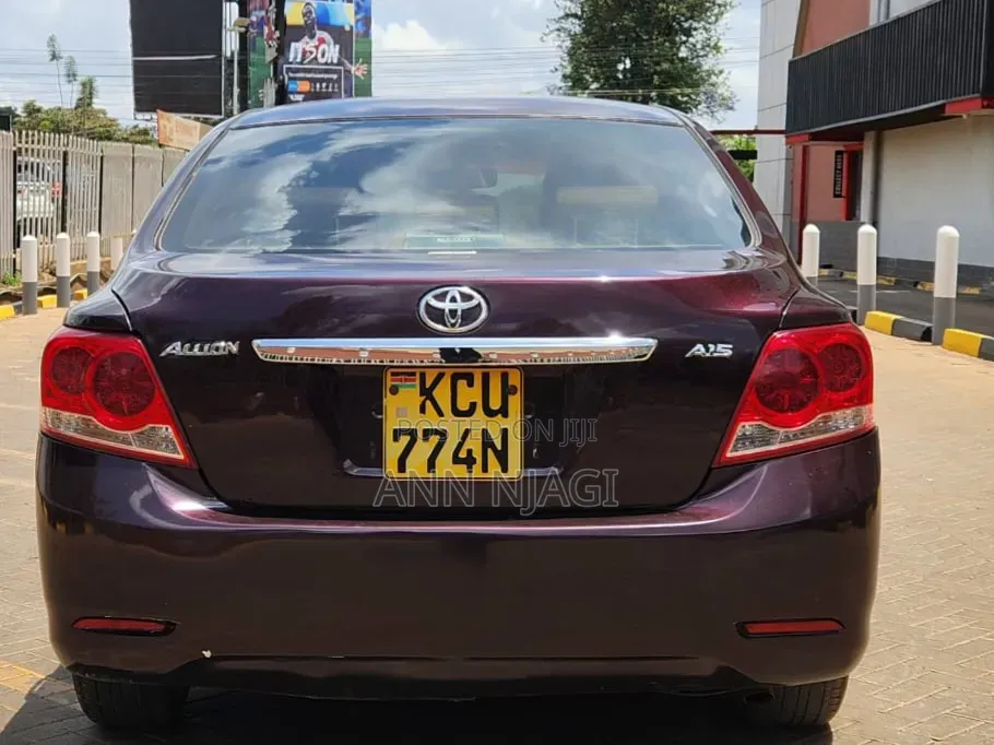Toyota Allion 2012 Maroon