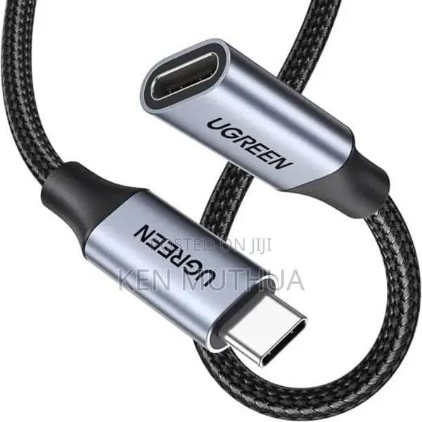 UGREEN US372 USB C 3.1 Male to USB C Female Cable- 0.45m10Gbps