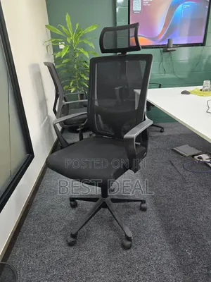 Office Chair Ergonomic Design With Headrest
