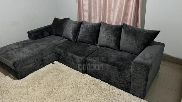 Comfortable L-Shape Sectional Sofa With Cushions - thumbnail 6
