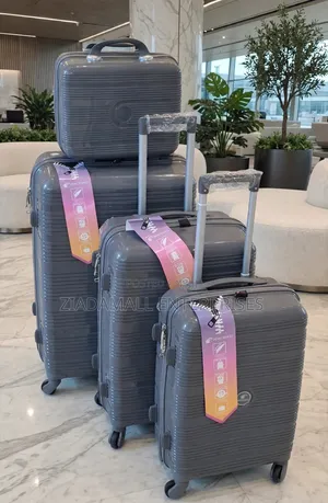 4 in 1 Suitcase Set - Unbreakable - Grey - Size 4 - 4Pcs - New