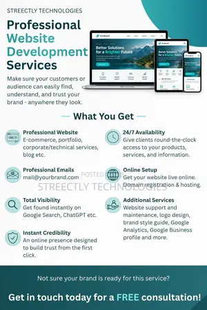Website Development & Professional Emails