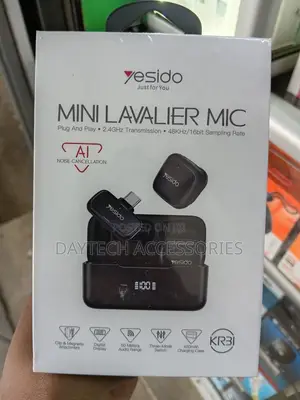 Yesido KR31 Mini Lavalier Microphone Wireles Clip-on Microphone System