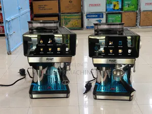 RAF Espresso Coffee Machine With Milk Frother and Steam Function