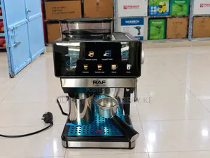 RAF Espresso Coffee Machine With Milk Frother and Steam Function